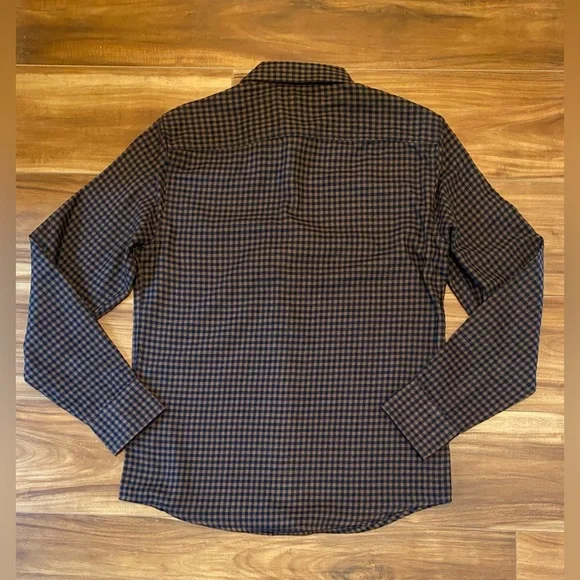 NWT PERRY ELLIS LIGHTWEIGHT BUTTON DOWN SIZE SMALL IN RAIN DRUM - Picture 2 of 6